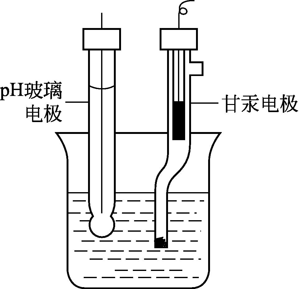 测定原理          测定溶液ph值时,以玻璃电极为指示电极,饱和甘汞