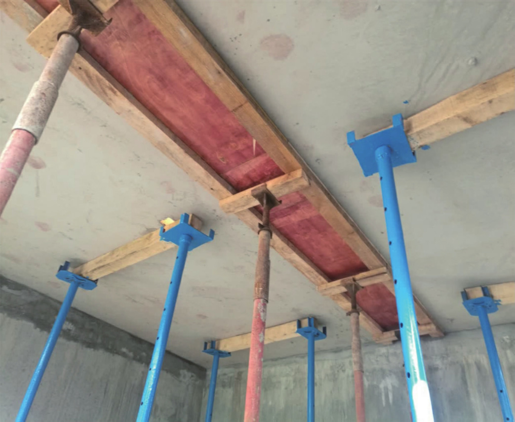 图2-18 叠合楼板采用独立支撑体系