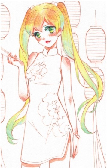 超简单彩漫绘:用色铅笔画美少女动漫角色最新章节_涂涂猫著_掌阅小说