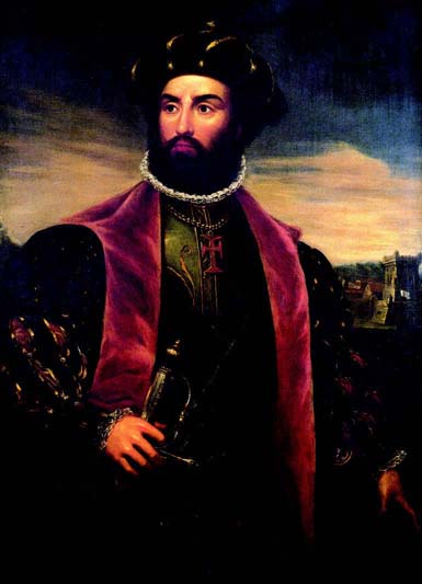 manuel da fonseca(1796～1890年)创作的瓦斯科·达伽马肖像油画,约