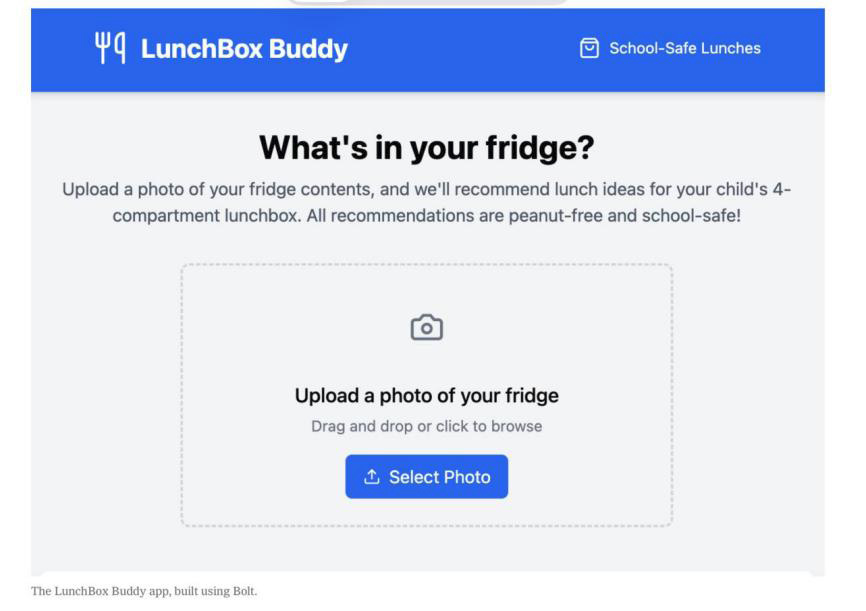 图1-3 LunchBox Buddy 界面截图