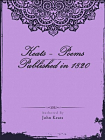 Keats – Poems Published in 1820[精品]
