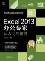 Excel 2013办公专家从入门到精通