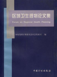 区域卫生规划论文集