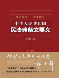 中华人民共和国民法典条文要义（下册）