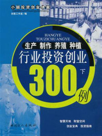生产制作养殖种植行业投资创业300例(下)