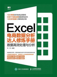 Excel电商数据分析达人修炼手册:数据高效处理与分析