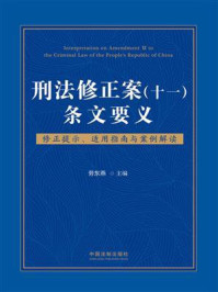 刑法修正案（十一）条文要义