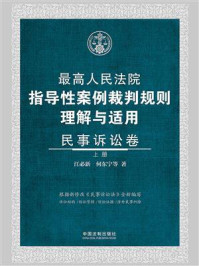最高人民法院指导性案例裁判规则理解与适用·民事诉讼卷(上册)