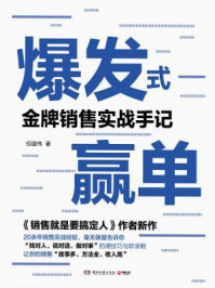 爆发式赢单:金牌销售实战手记