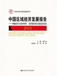 中国区域经济发展报告（2018）——回顾改革开放40周年 展望新时代区域经济发展