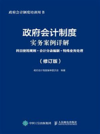 政府会计制度实务案例详解：科目使用规则·会计分录编制·特殊业务处理（修订版）