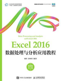 Excel 2016数据处理与分析应用教程