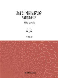 当代中国法院的功能研究：理论与实践