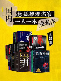 国内悬疑推理名家 · 一人一本成名作（共30册）