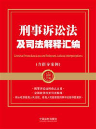 刑事诉讼法及司法解释汇编:含指导案例