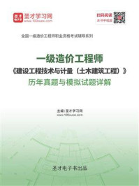 2020年一级造价工程师《建设工程技术与计量（土木建筑工程）》历年真题与模拟试题详解