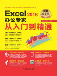Excel 2016办公专家从入门到精通(视频自学版)