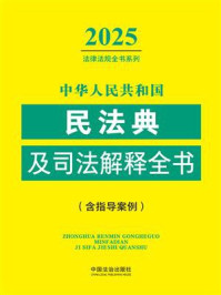 中华人民共和国民法典及司法解释全书：含指导案例（2025年版）