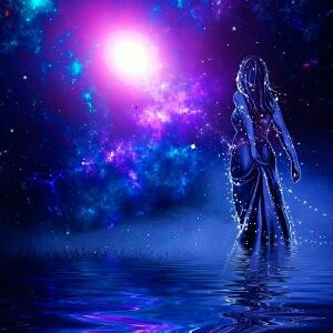 晚空看星
