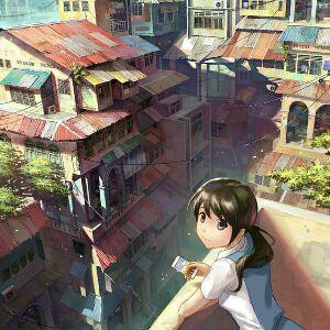 披着床单的公主