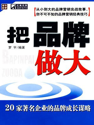 把品牌做大 ： 20家著名企业的品牌成长谋略