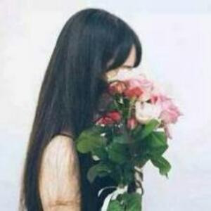 美女与鲜花