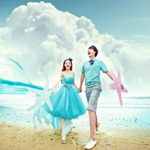 摩天轮下的仰望