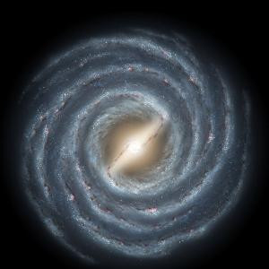 银河中的星空